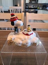 Peanuts Snoopy With Woodstock Ice Skating Willits Designs Music Box picture