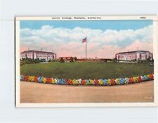 Postcard Junior College Modesto California USA picture