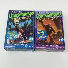 Lot Of 2 1996 Goosebumps Collectibles #4 & #15 Screams And Lights Up New In Box picture