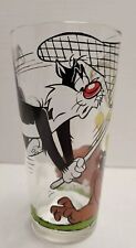Vintage 1976 Sylvester and Tweety Bird Pepsi Collector Series Warner Bros. Glass picture