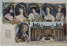1905 Portland OR Belles Post Card Portland Hotel Unused Louis Scheiner -Vintage picture