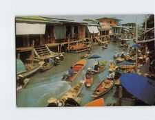 Postcard Damnernsaduak Floating Market Rajburi Thailand picture