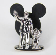 Disney Pins Mickey Mouse & Walt Disney Partners Statue Tiny Kingdom Mystery Pin picture