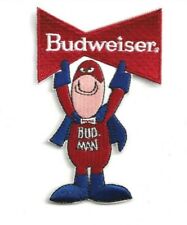 NEW 2 5/8 X 4 INCH BUDWEISER BUD MAN IRON ON PATCH  P1 picture