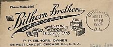Antique 1925 Chicago Bilhorn Brothers Used Mailing Envelope Red Cross  Postmark picture