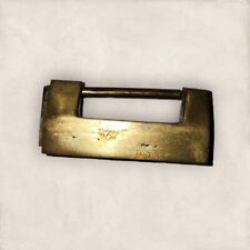 Antique Vintage Brass Decorative Padlock Catch Lock 1-5/8