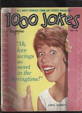 1000 JOKES MAGAZINE #109 G-  1964 CAROL BURNETT  (FREE SHIP ON $15 ORDER) picture