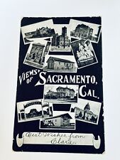 Postcard 10 Small Views of Sacramento, California - circa 1906 # 118 picture