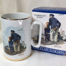 1985 Long John Silver’s, Norman Rockwell Mug & Box, “Looking Out To Sea” ❤️ picture