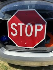 Street road Sign Used. “Stop”.   24” x 24” picture
