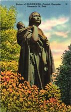 Statue of Sacajawea, Capitol Grounds, Bismarck, North Dakota Postcard picture