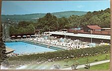 Grossingers New York Catskills Resort Swimming Pool Vintage NY Postcard c1970 picture