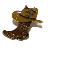 ZOR Shrine Kicks in 2006 Travel Hat Vest Lapel Clothing Pins 5 Cowboy Boot NEW picture
