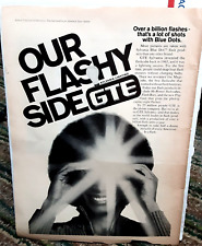 Sylvania Lighting GTE Blue Dot Flash Original Magazine Ad picture