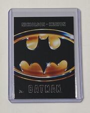 Batman Limited Edition Artist Signed Tim Burton Movie Poster Card 4/10 picture