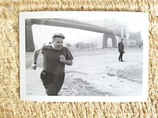 BASEBALL GAME BY THE BRIDGE.VTG 1950'S 5