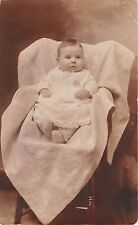 “Clifford Blankenship” Child Baby Boy AZO Real Photo RPPC Postcard picture