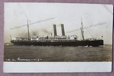 1912 RPPC Pacific Steamship Co S.S. Governor Admiral Line Sailing Sunk in 1921 picture