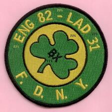New York City Fire Dept Engine 82 Ladder 31 Patch Shamrock picture