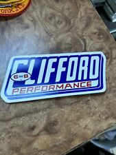 Vtg Clifford Performance 6 = 8 Racing Hot Rod Sticker Decal 80s 6” NHRA Rare picture