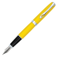 Diplomat Excellence A2 Fountain Pen, Yellow, Made In Germany, New picture