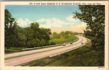Norwalk OH-Ohio, Super Highway US 20 Entering Norwalk Vintage Souvenir Postcard picture