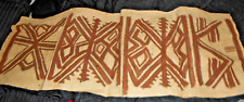 MARSHALL ISLANDS PACIFIC BARK MADE  TRADITIONAL LONG TAPA CLOTH 50 X 19 INCH picture