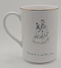 Merry Masterpieces Honest Kid I'm Not Santa Abe Lincoln Christmas Mug 1st Edit picture