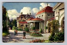 Leipzig-Germany, Hotel Furstenhof, Advertising, Vintage Souvenir Postcard picture