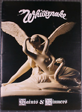 Whitesnake Program + Ticket + Merch Sheet Saints & Sinners Tour Hammersmith 1983 picture