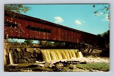 Rockville IN-Indiana, Bridgeton Covered Bridge, Vintage Souvenir Postcard picture