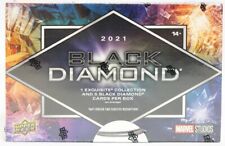 MARVEL BLACK DIAMOND TRADING CARDS HOBBY BOX (UPPER DECK 2021) picture