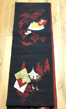 Vintage Table Runner Fabric  Asian Japanese style 12yd x 14