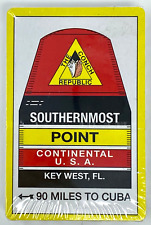 Key West FL Southern Most Point Deck Playing Cards Sealed Florida picture