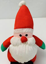 Vtg Sears Soft Dreams Nylon Santa Claus stuffed toy plush 80s Christmas picture