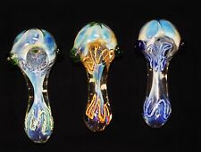 💥BUY ONE GET ONE FREE💛GLASS HAND PIPES WITH COLORFUL DESIGNS😊 picture