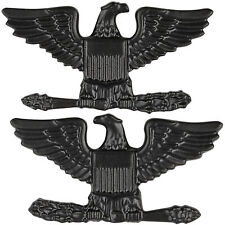 U.S. Army Colonel Subdued Black Metal Rank Pair picture