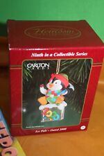 Carlton Cards Heirloom Ice Pals Dated 2000 9th Series Christmas Holiday Ornament picture