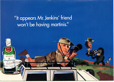 TANQUERAY GIN-ADVERTISING POSTCARD-1995-MR JENKINS LOSSES FRIEND---FREE SHIP picture