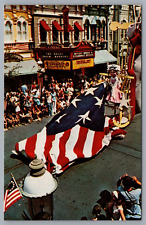Walt Disney World Old Glory Bicentennial Parade Postcard picture