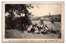 VTG 1920s - View of Lillian Home- Valencia, Pennsylvania Postcard (Posted 1925) picture
