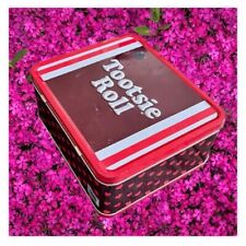 Loungefly Tootsie Roll Tin Lunchbox 2010 Metal Purse Lunch Box Pail Collectible. picture