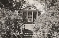 RPPC c1930-40s President home University of Virginia Charlottesville photo D349 picture