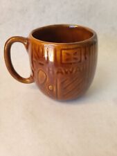 VINTAGE 70s KAVA CRAFT HAWAII COFFEE MUG TEA CUP HAWAIIAN SOUVENIR Name ANNE picture