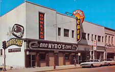 1962 MN Red Wing Nybos Cafe Bowling Alley postcard A05 picture
