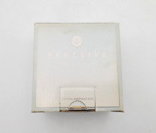 Vintage Avon 1999 Perceive 24% Lead Crystal Keepsake Trinket Box New In Box picture
