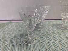 Set of 4 VTG Waterford Crystal Tramore  2 7/8” Cordial/Liqueur Glasses.Free Sh picture