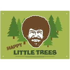 Bob Ross Happy Little Trees Retro Tin Sign 8