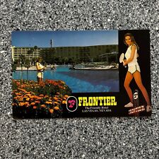 Frontier Hotel Las Vegas Postcard Advertisement ~1970s Tennis Player  picture