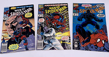Lot (3) Web of Spider-Man 1985 Marvel Comics (#82, #88, #89) picture